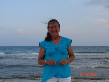 Dianna on beach at Panama City Beach