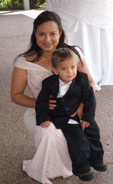 My Youngest Son & I at A Wedding in Colorado