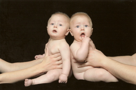 My twin boys.  Born May 2006