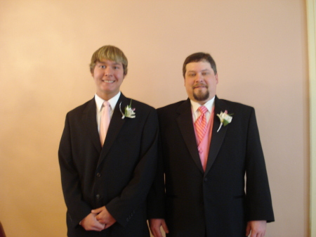 Dustin & Joe (Adam's Wedding) May 31, 2008