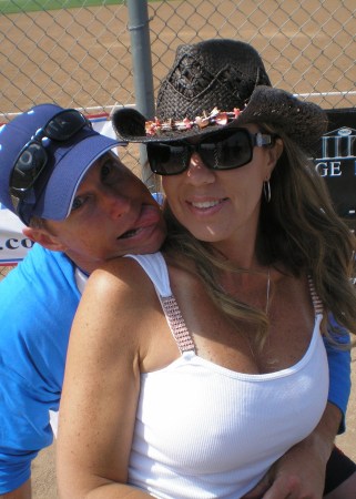 Celebrity Softball.. with my Celebrity Crush!