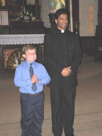 Tyler at his first communion  05/07