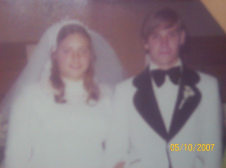 Our wedding day. 5-31-1975