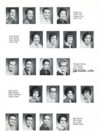 Richard LeRoy's album, Roosevelt Junior High School   1963