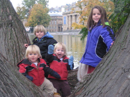 Daughter Ryan 8, Sons Andrew 5, Aidan (left) and Matthew (right) 16 months