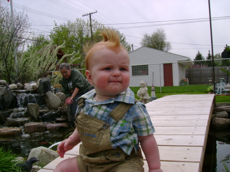 My Grandson Hunter on May 6, 2007