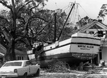 Hurricane Camille (category 5) -  Biloxi, Mississippi
