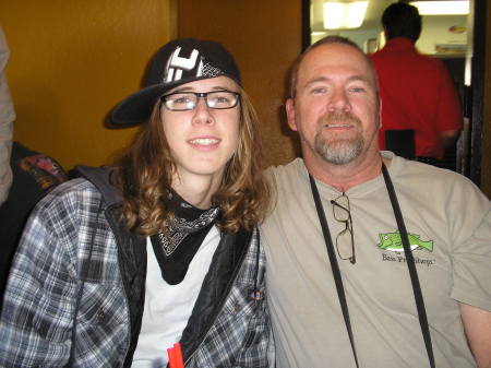 My 16 year old son & I in Tahoe x-mas 08