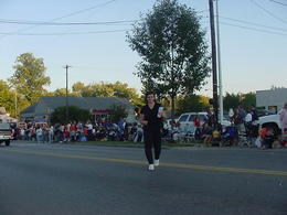 Donna At homecoming parade 2005