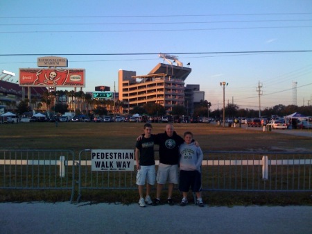 Me and my boys at Bucs Stadium