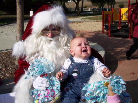 Max with Santa