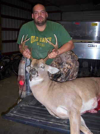 My first whitetail deer... I didn't realize I was that fat