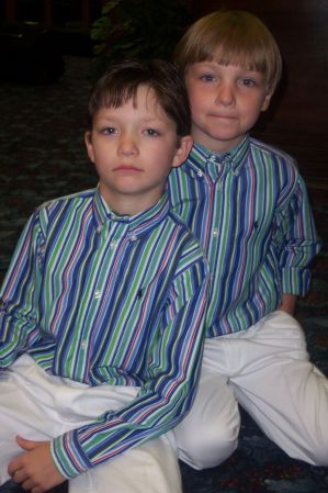 Our younger two, Joshua and Jordan