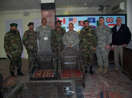 Afghan Sergeant Majors and their Mentors