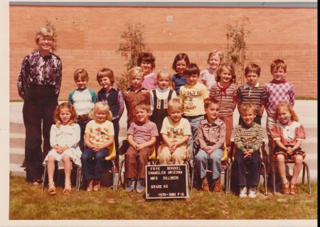 Cliff Ball's album, 1979 Kindergarten class