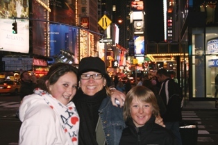 Annika, Tucker and Me in New York, 2007