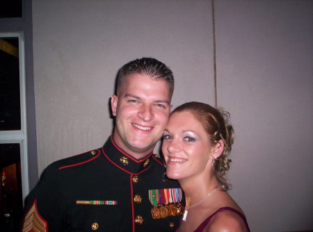 me and my man at the USMC ball