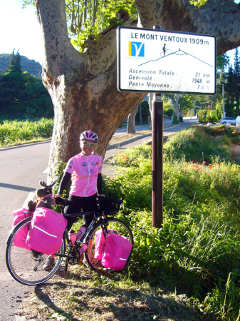 Riding up Mt. Ventoux - May 2007