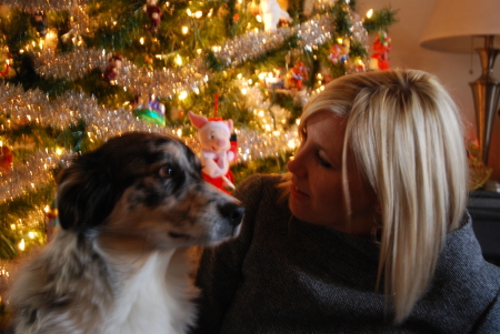 Me and my baby Christmas 2008