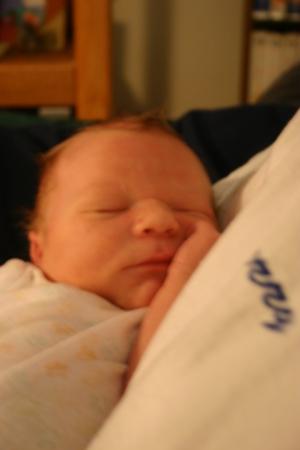 My grandson, Hudsen May 2007