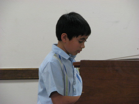 Ish Jr. piano recital.