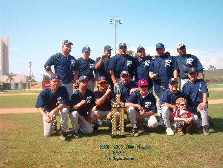 2005 SDABL 28AA division Champions - Rebels