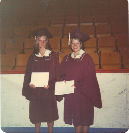 Cousin Shelly Mullin and Roxanne at Grad 79