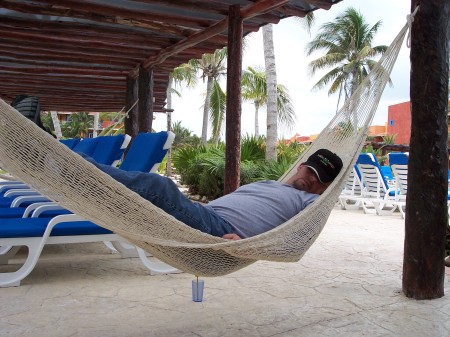 Ken taking a siesta in Mexico