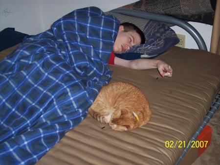 Devan & Missy the Cat