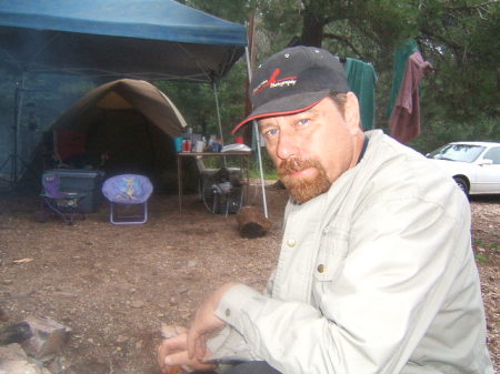Out camping with the hubby (John)