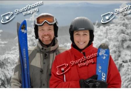 Jim and Patrice ski VT
