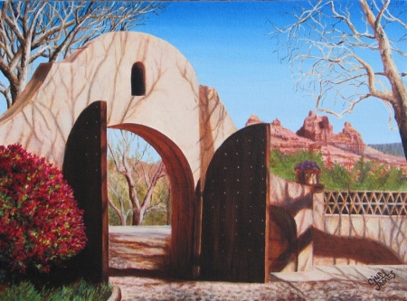 "Tlaque Paque" painting, Sedona, AZ