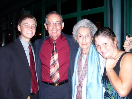 David, Ed, Aunt Pearl (89) and Alissa in New York