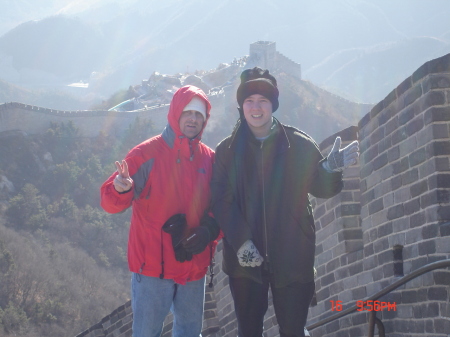 The Great Wall in December = COLD!!!!