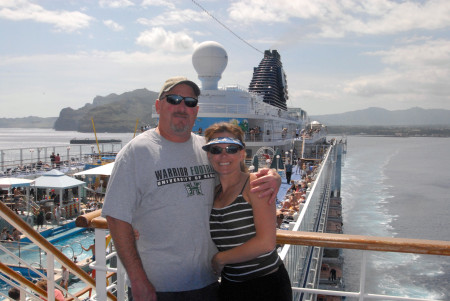 Kim and John on a cruise - 2007
