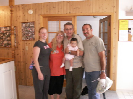 Dale, myself, his son, his granddaughter and his Great granddaughter
