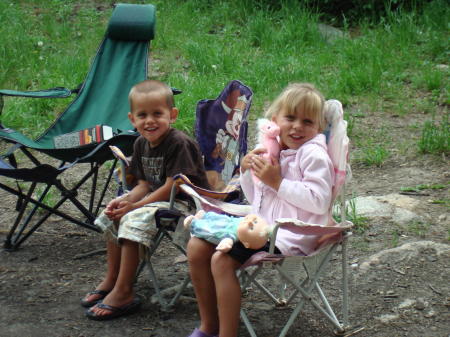 Ryan and Courtney camping