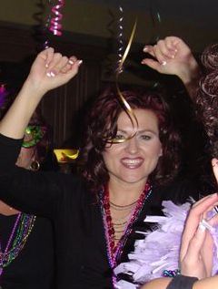 At a Mardi Gras Party - still love to have fun!