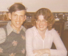 Jerry in 1974 in Colorado with girlfriend Debbie