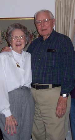My parents - still happy after 63 years together!!  Aren't they cute???