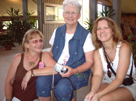 My sister Teresa, Mom and me - Mothers Day 2006