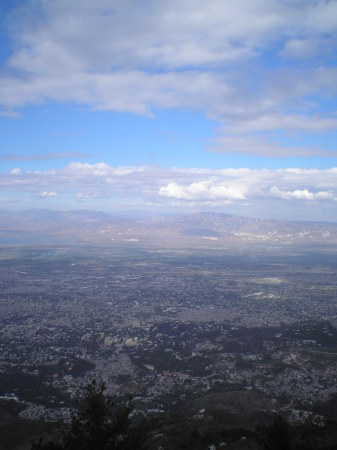 Port Au Prince from a mountainside