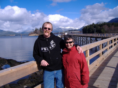 My wife Kelly and I in Prince Rupert