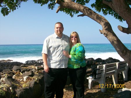 Hubby and I on our honeymoon in Hawaii!