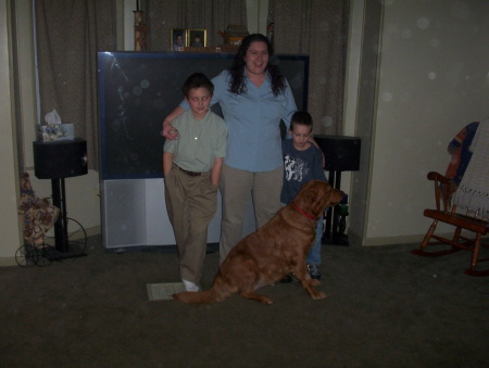 Me, Alex, Donovan and Saffron (Dog)