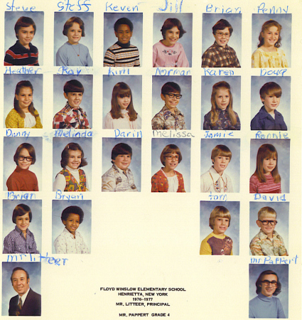 Grade 4, Mr Pappert&#39;s Class 1976