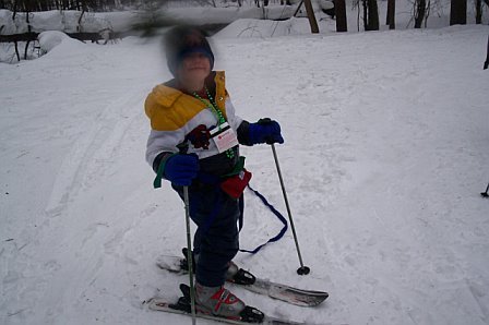 gain skiing since age 3