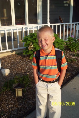 Jack's first day of Kindergarten