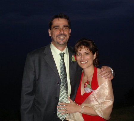 My Wife Roma and I at My Sisters Wedding