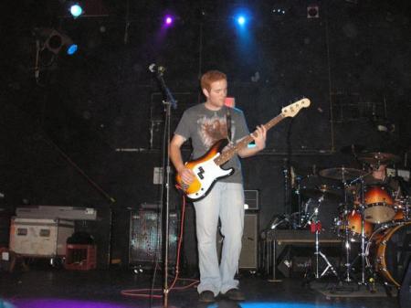 my oldest son justin, jammin out.